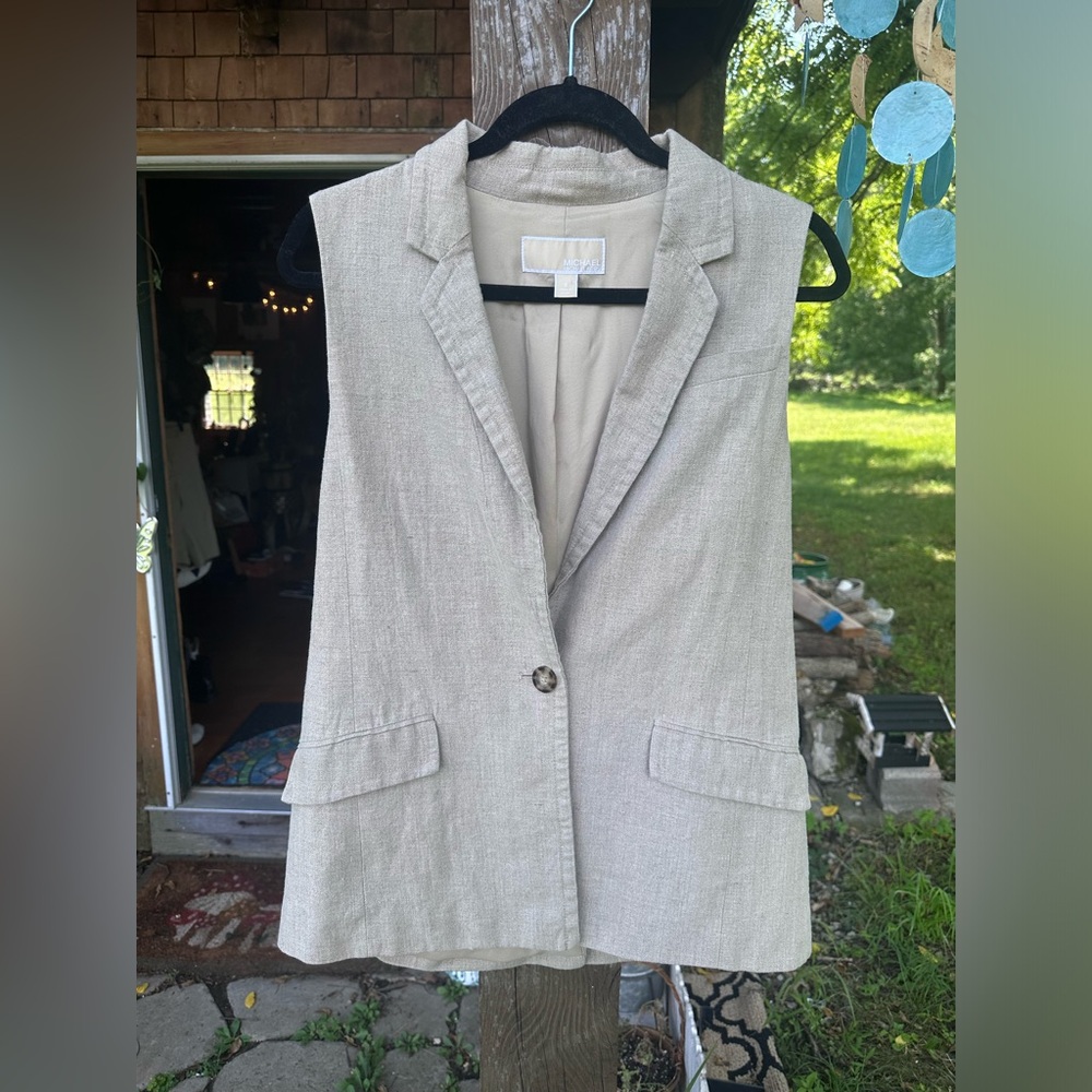 Michael Kors linen vest